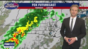 Cloudy, dry day before overnight rain