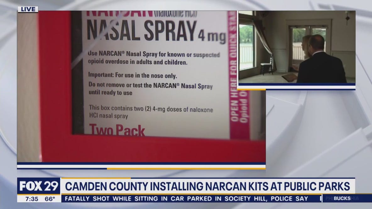 Narcan kits being installed at public parks in Camden County