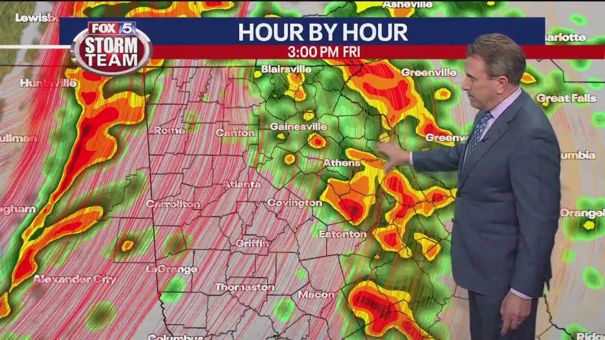 Atlanta weather Friday: Hour-by-hour forecast