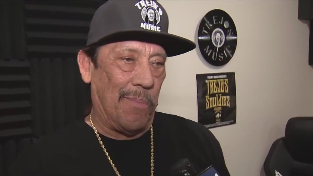 Inside Danny Trejo's in-home music studio