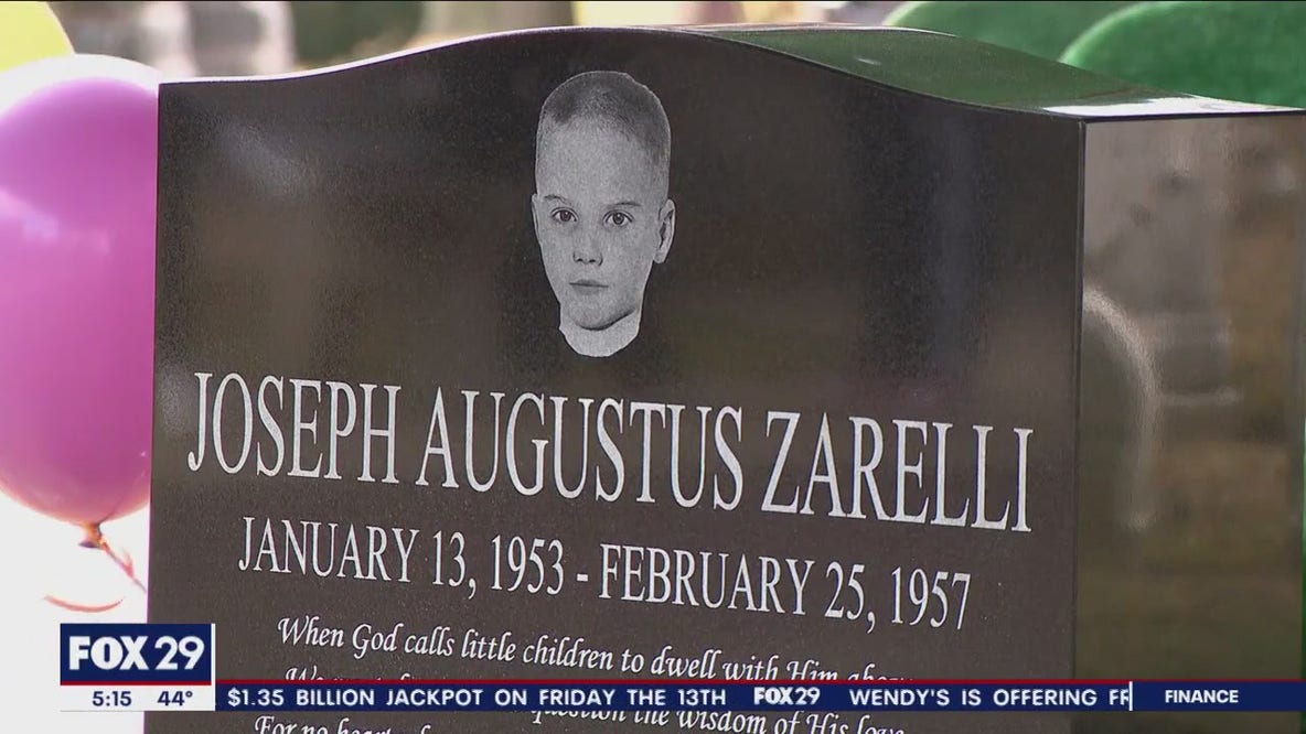 'Boy in the Box': Joseph Augustus Zarelli gets new headstone on what would have been his 70th birthday