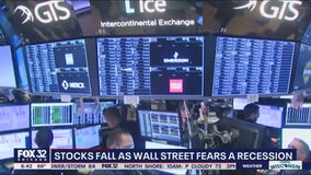 Stocks drop as Wall Street fears a potential recession