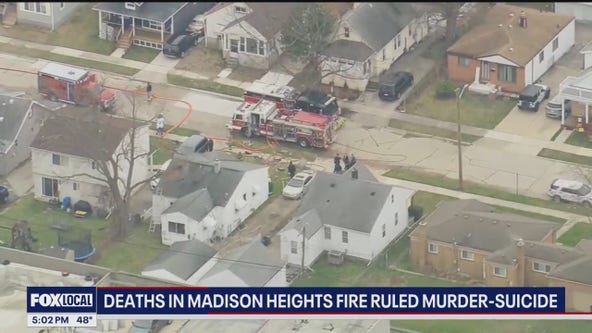 Murder-suicide revealed after Madison Heights house fire