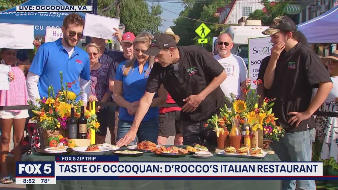 FOX 5 Zip Trip Occoquan: D'Rocco's Italian Restaurant