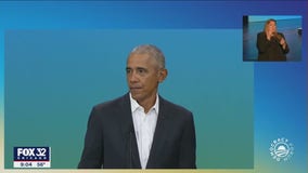 Obama in Chicago speaks out on Israel-Palestine conflict