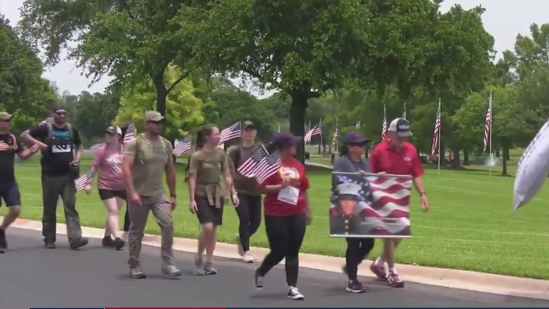 Memorial Day: Annual 'Carry the Load' march at Houston National Cemetery