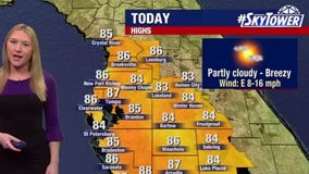 Tampa weather: Comfortable highs on Sunday