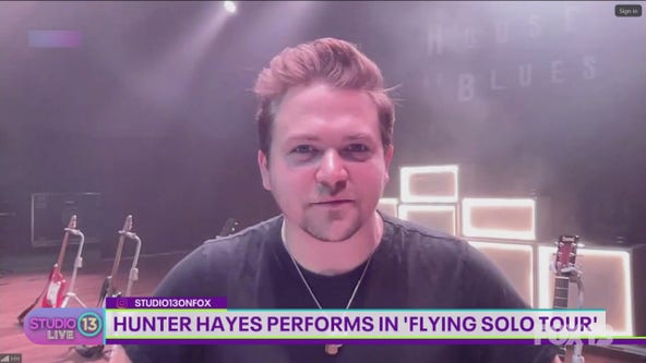 Hunter Hayes performs in 'Flying Solo' tour