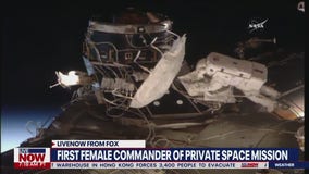 First female commander of private space mission
