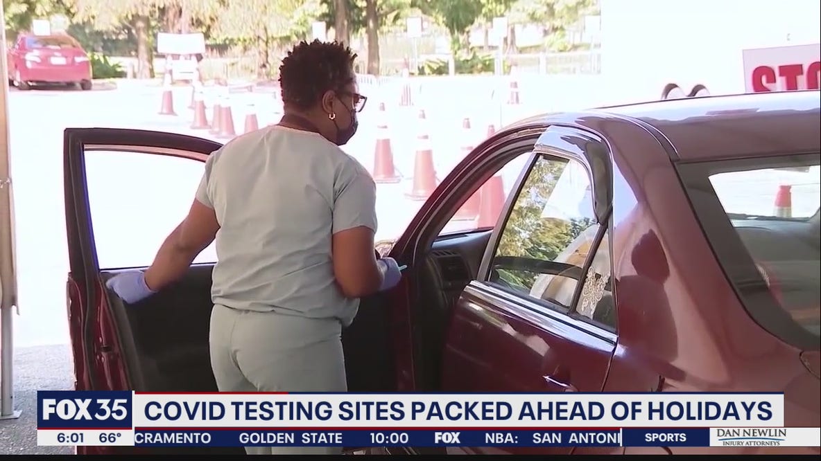 People wait 3 hours for COVID-19 test at Barnett Park site as demand increases