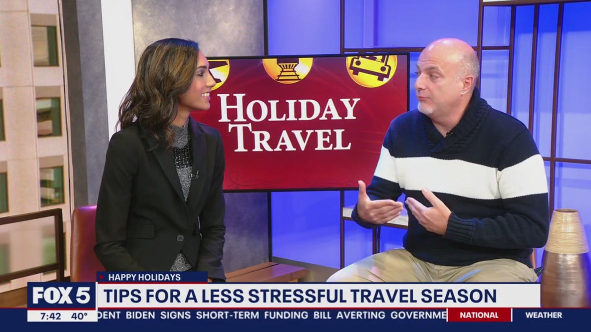 Tips to ease holiday travel stress