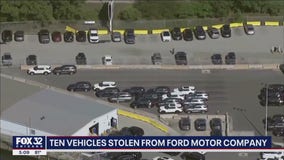 10 vehicles stolen from Ford Motor Company in Chicago