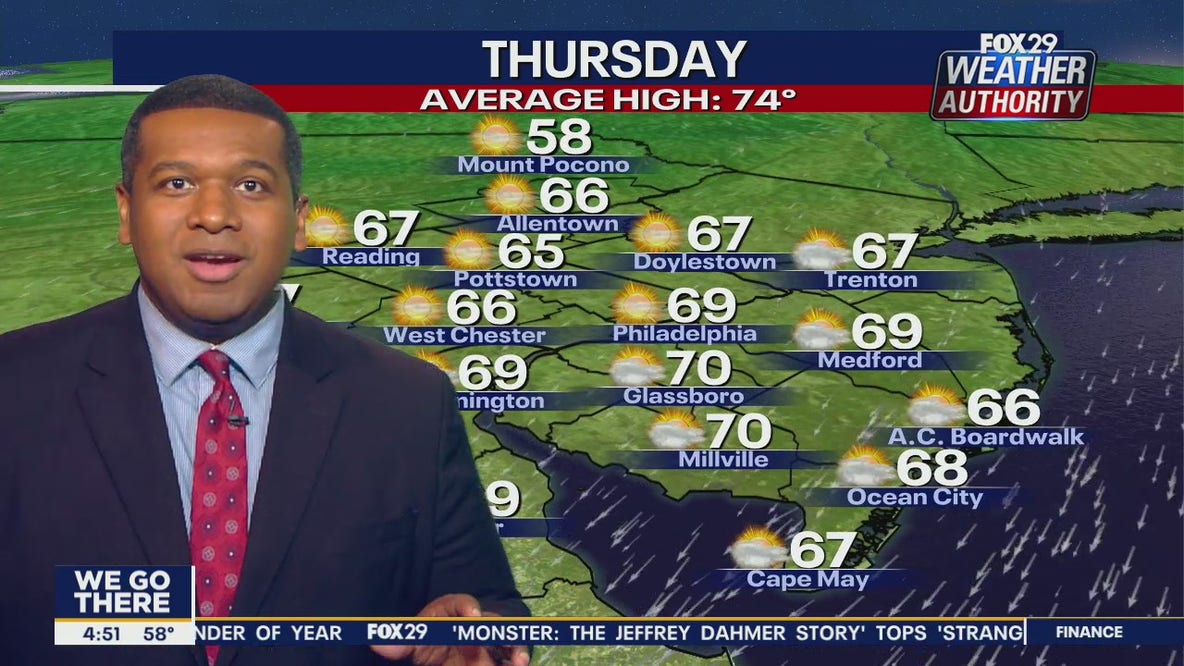 Weather Authority: Thursday, 4 a.m. forecast