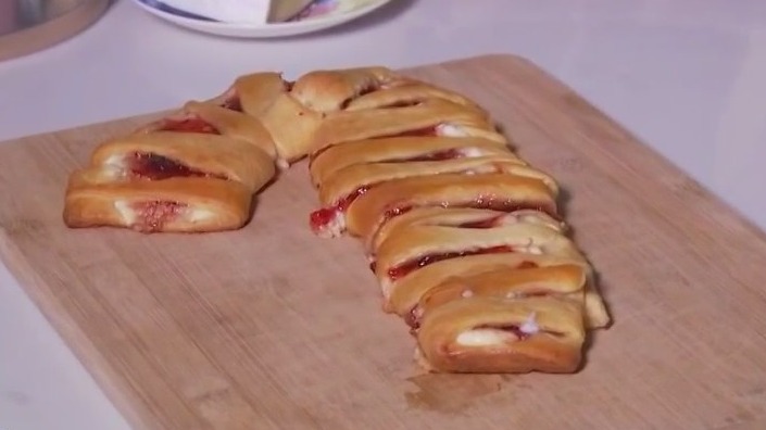Croissant Candy Cane recipe from FOX 7's Tierra Neubaum