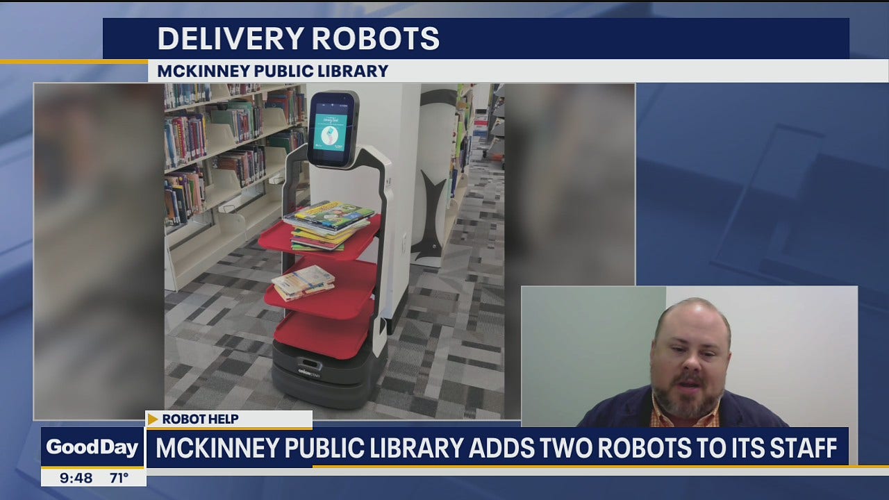 McKinney library adds delivery robots to staff FOX 4 DallasFort Worth