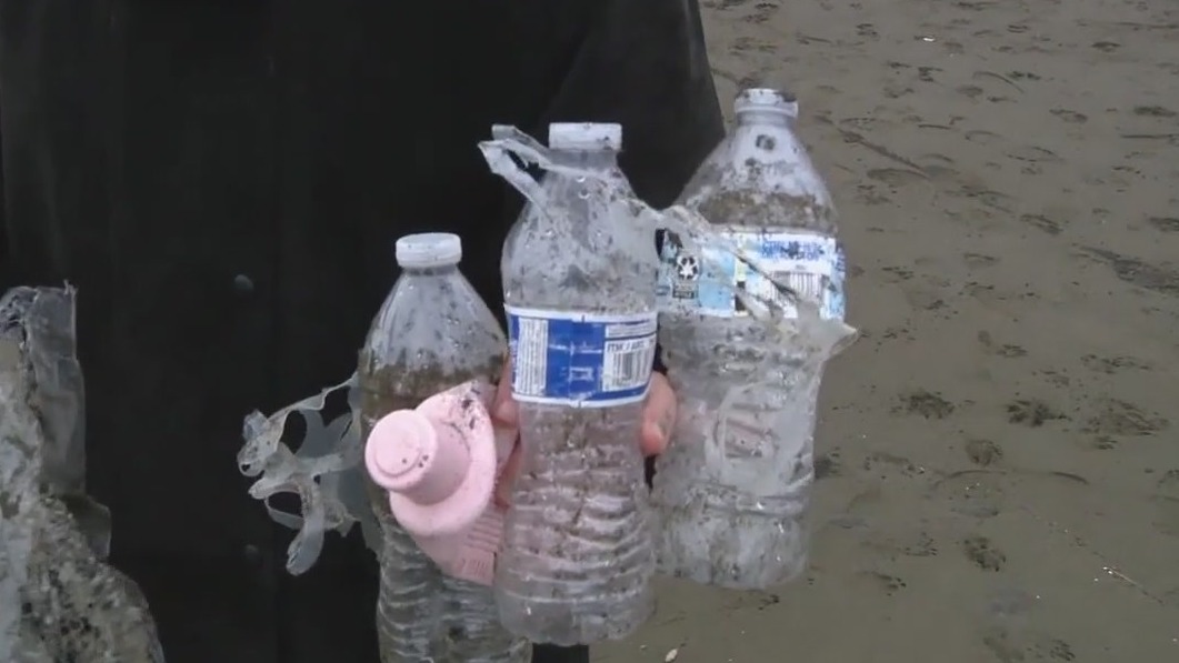Plastic washing up on San Francisco beaches has filthy source
