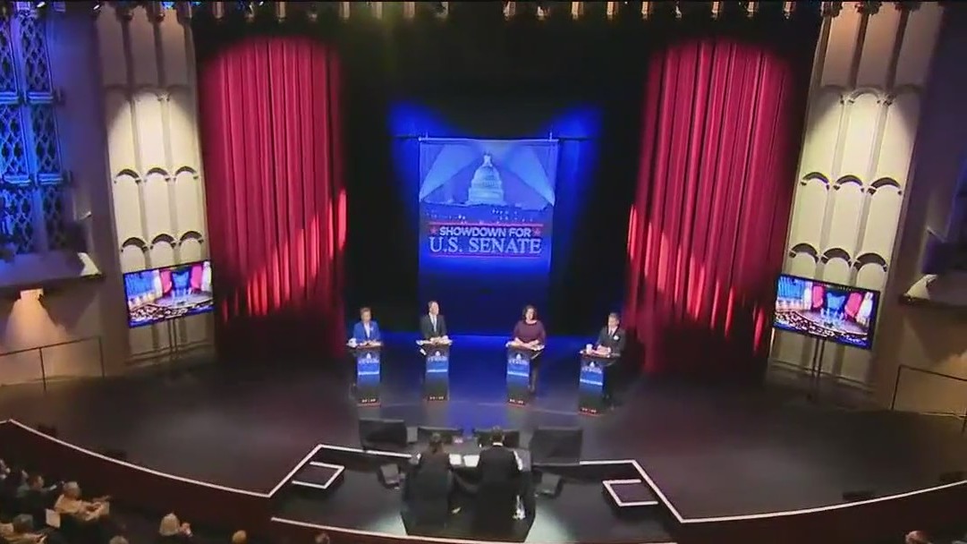 Candidates collide in California's first U.S. Senate debate