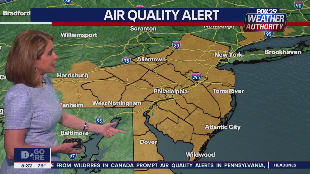 Philadelphia weather forecast is hot, prompts wildfires