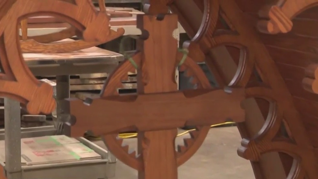 New woodwork for Trinity Lutheran Church