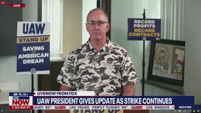 UAW president provides update on strike
