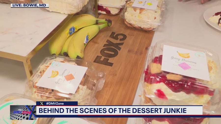 The Dessert Junkie showcases some of their signature banana pudding flavors