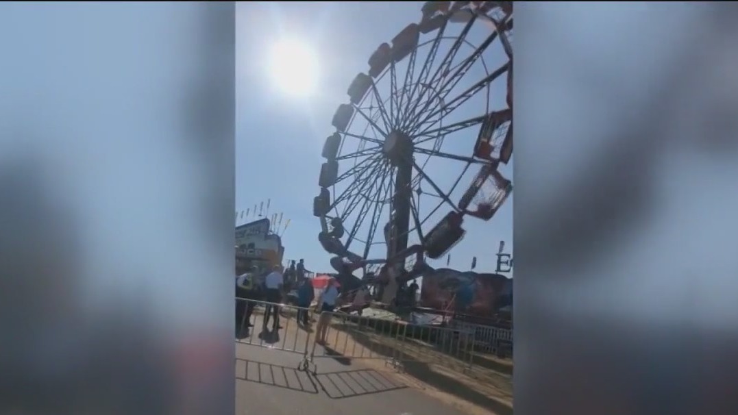 Florida State Fair park ride stops mid-air flipping riders upside down