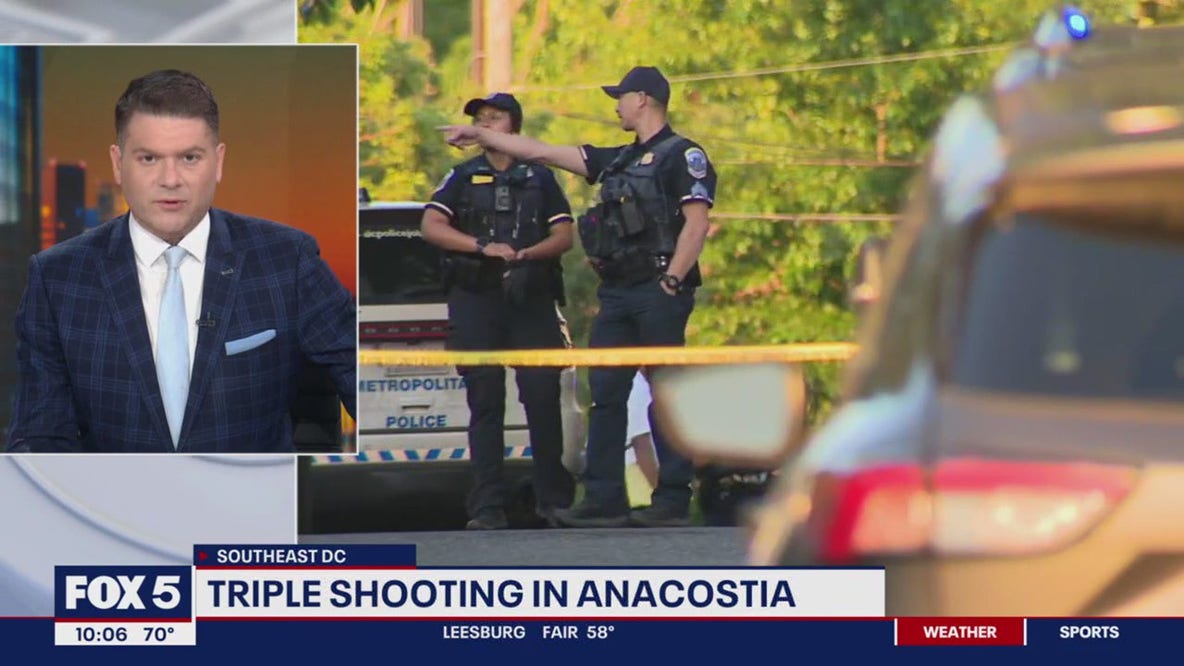 Triple shooting on W Street in Anacostia