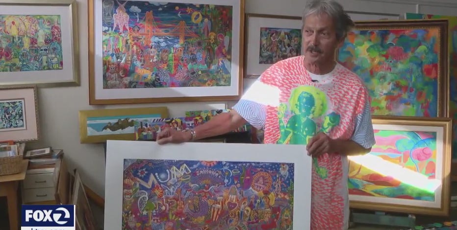 75 year old Mexican-American artist gifts mural to BART