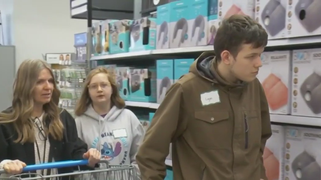 Special needs students gifted shopping spree