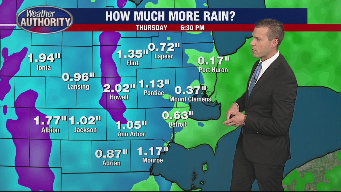 More rain to come, but the end is in sight