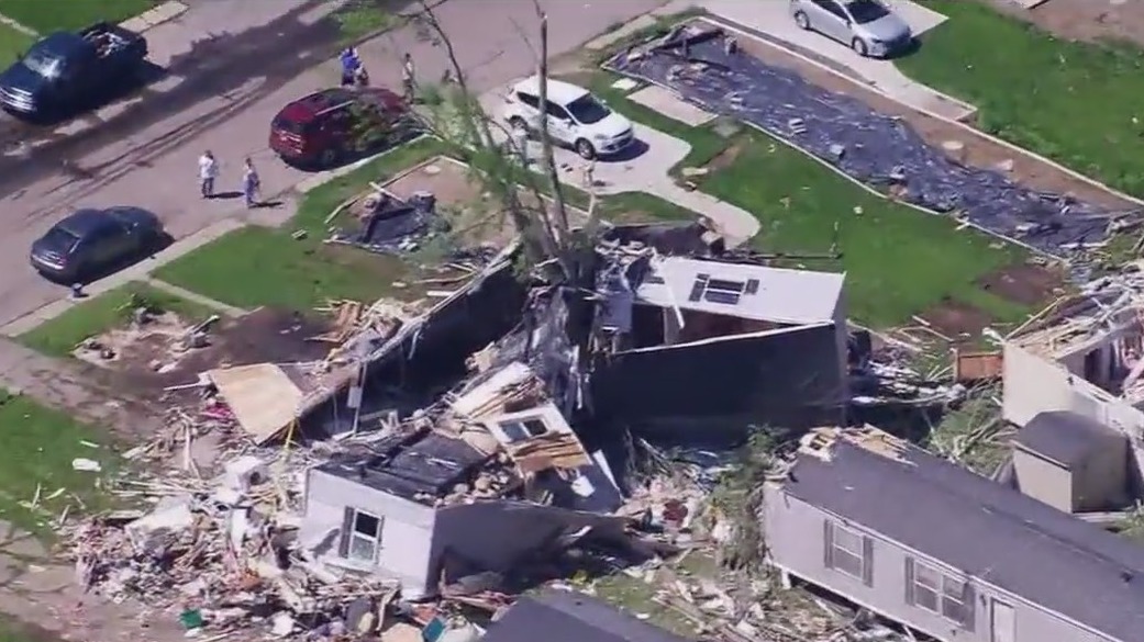 Michigan tornadoes leave trail of destruction