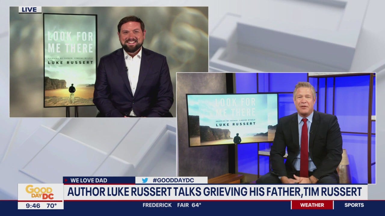 Author Luke Russert talks new book 'Look For Me There'