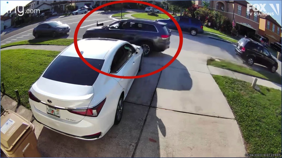 Scary video: Florida driver speeds through neighborhood before crashing into home with 8 people inside