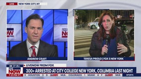 Hundreds arrested at Columbia University, CCNY