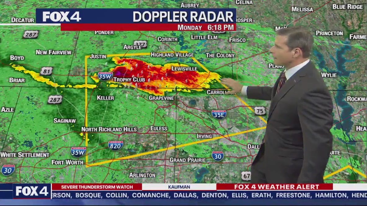 Dallas weather: May 27 - 6 p.m. Update