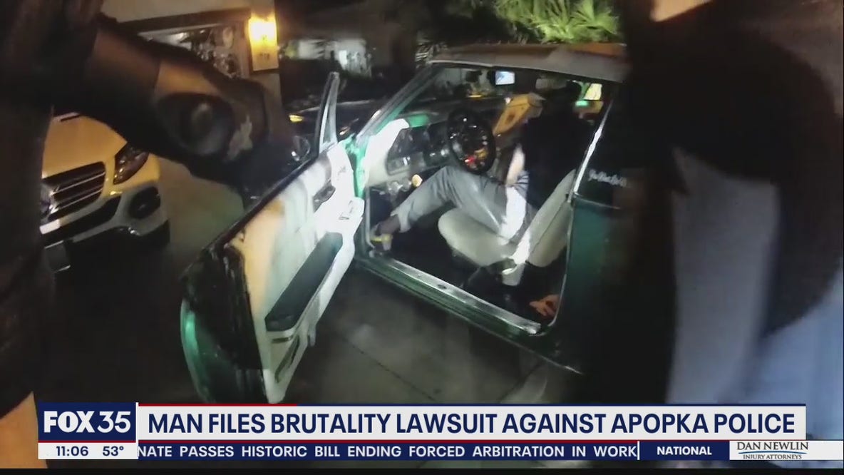 Man claims Apopka police officers used excessive force that was racially motivated
