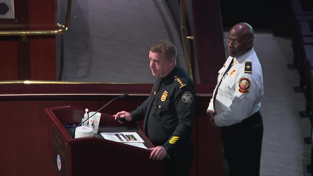 Police chief address Atlanta City Council on riot at training center site
