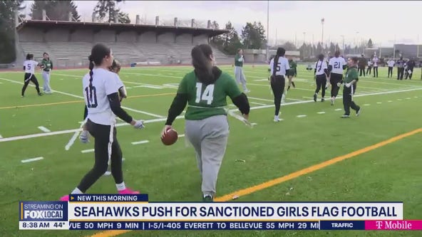 Seahawks push for sanctioned girls flag football