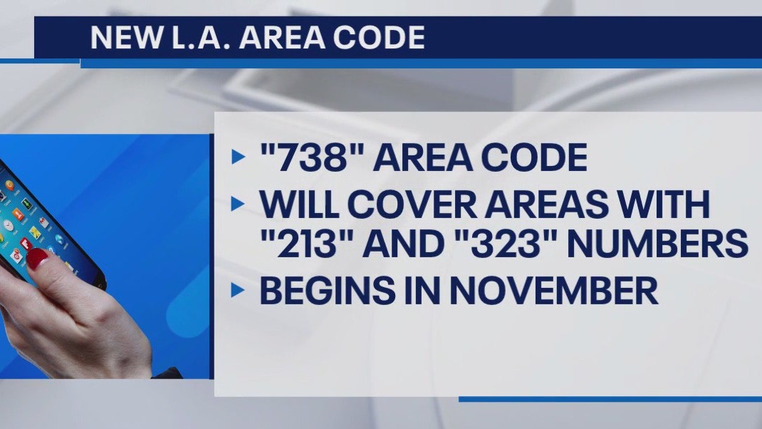 LA is getting a new area code this year