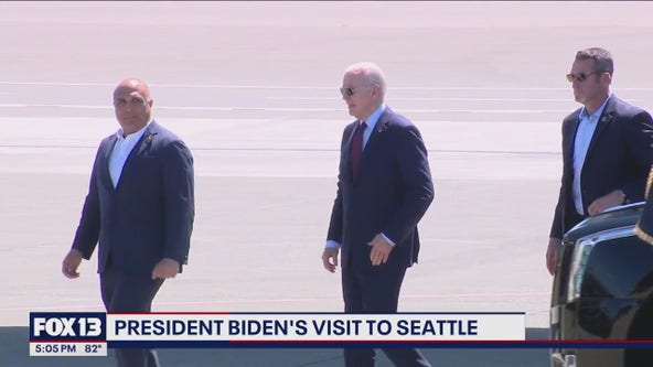 Biden departs from Seattle after several campaigning events