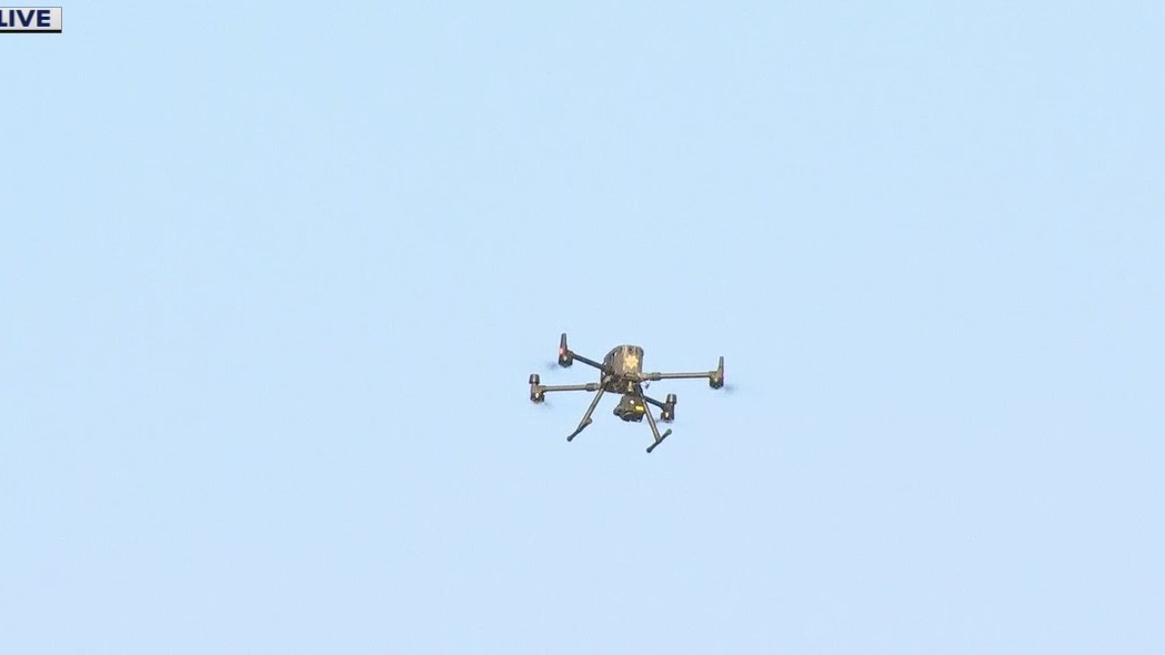Drone searches for mountain lion in Daly City