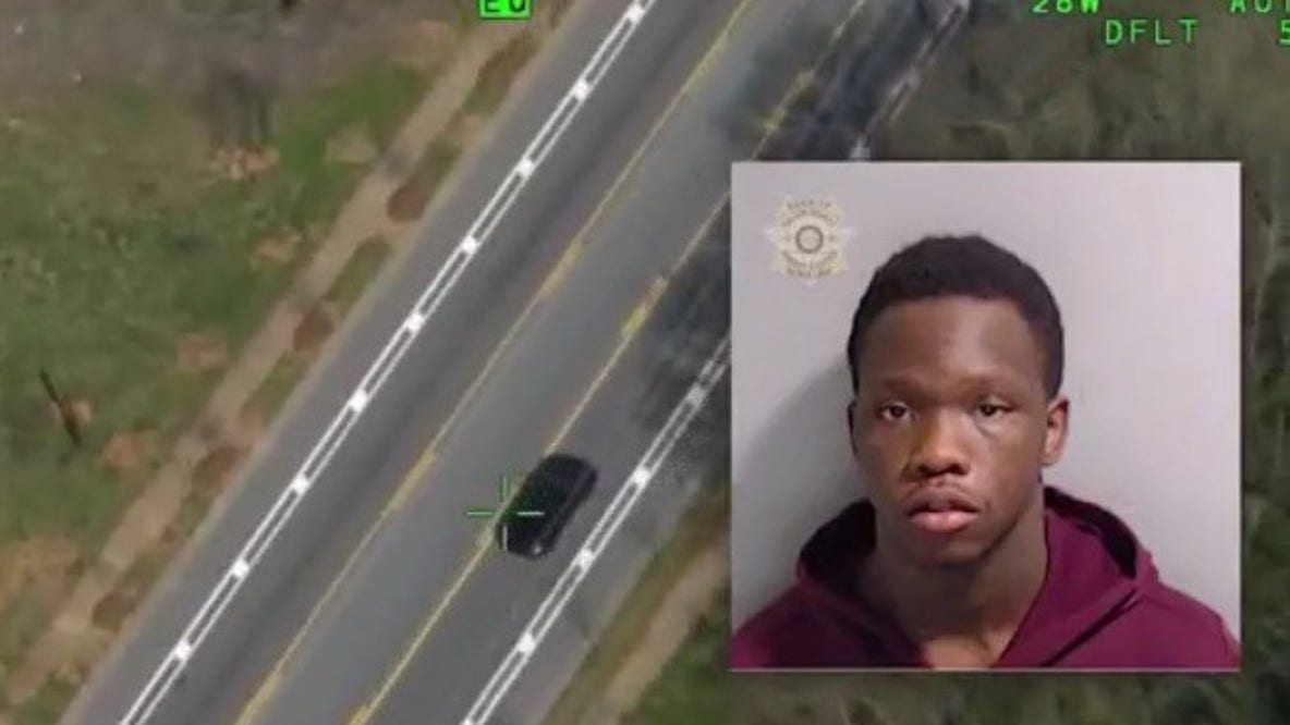 Daring escape: Police chase suspected car thief