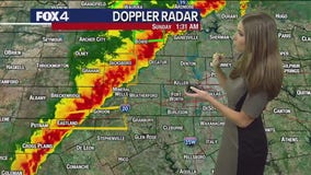 Dallas weather:  April 28 Forecast - 1:30 a.m. Update