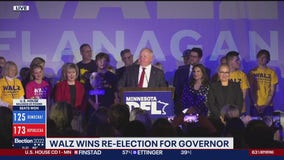 Tim Walz celebrates re-election for Minnesota governor: RAW