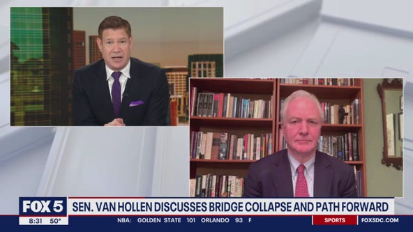 Sen. Van Hollen discusses rebuilding Baltimore's Key Bridge