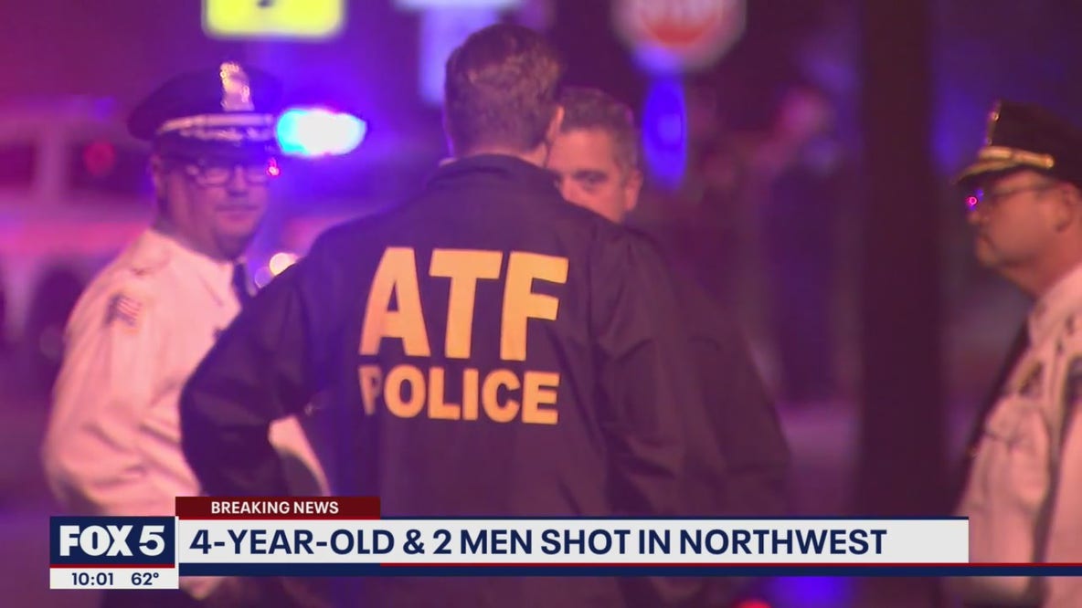 4-year-old & 2 men shot in Northwest