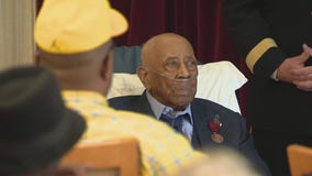 Major milestone for vet celebrating 105th birthday