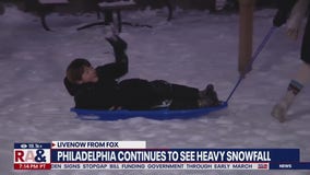 Philadelphia enjoys first snow day in 2 years