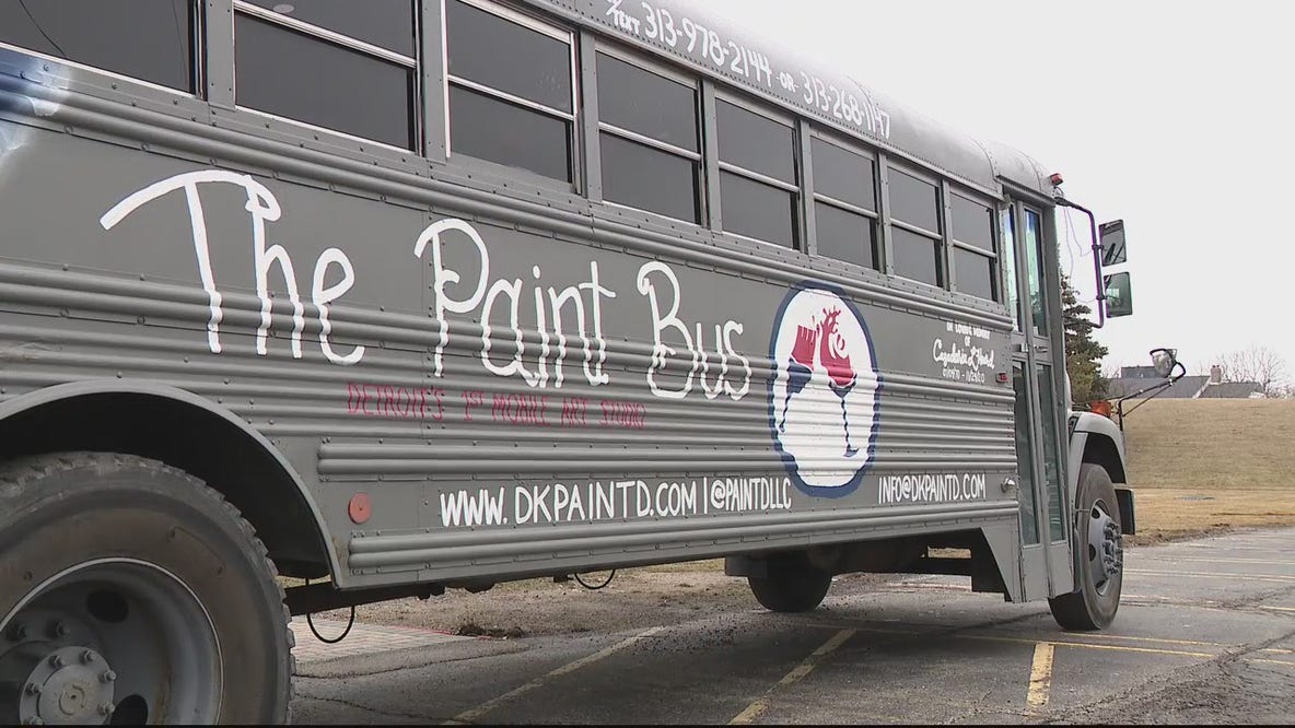Detroit girl with a vision: mom launches Paint Bus to creat mobile art studio