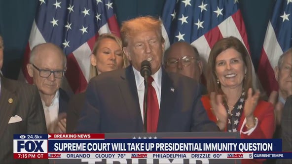 Supreme Court agrees to hear Trump immunity claim